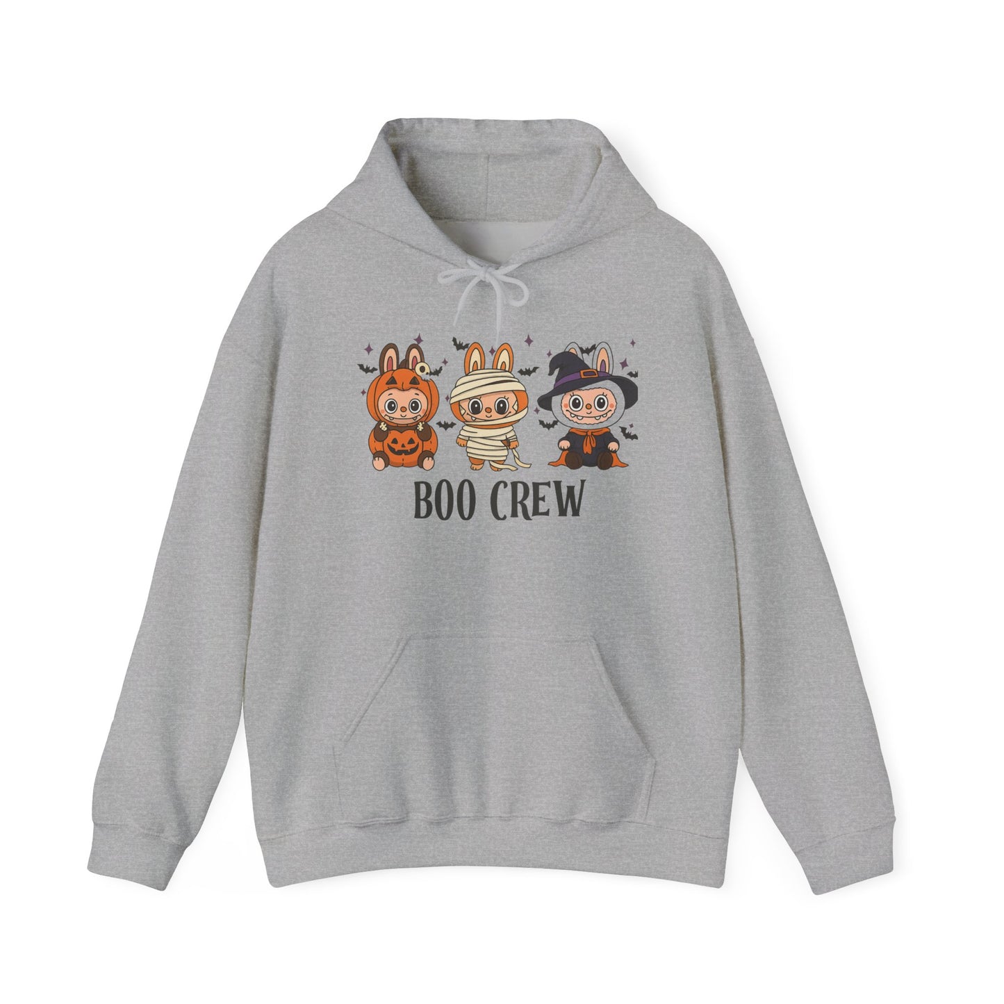 Boo Crew Halloween Unisex Hoodie, Cute Monster Costume, Spooky Vibes, Fall Fashion
