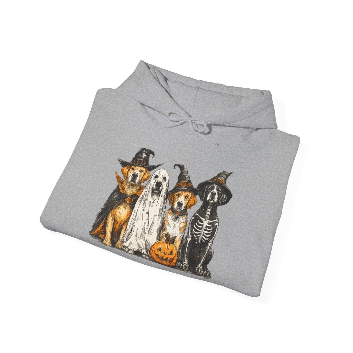 Halloween Pet Lover Hoodie, Unisex Hoodie, Cute Dog Hoodie, Cozy Halloween Apparel, Animal Lover Gift