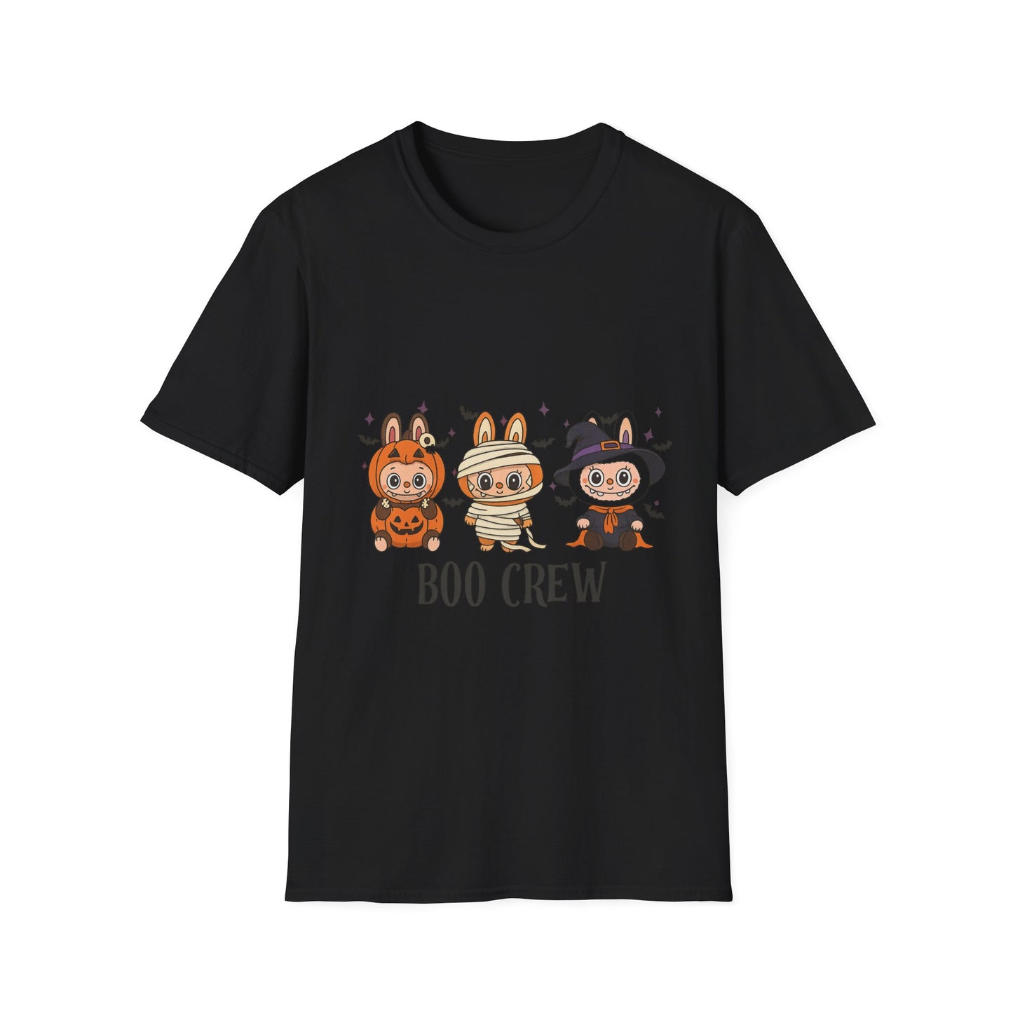 Boo Crew Halloween T-Shirt, Unisex Softstyle Tee, Cute Halloween Shirt, Fall Festival Apparel, Spooky Season Gift, Trick or Treat Top