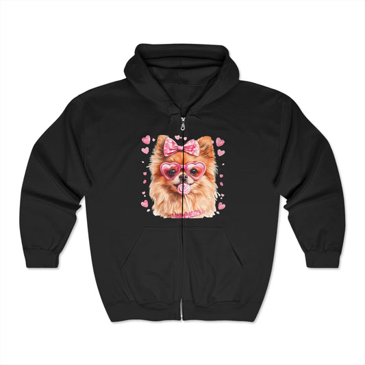 Valentines Unisex Heavy Blend™ Full Zip Hooded Sweatshirt