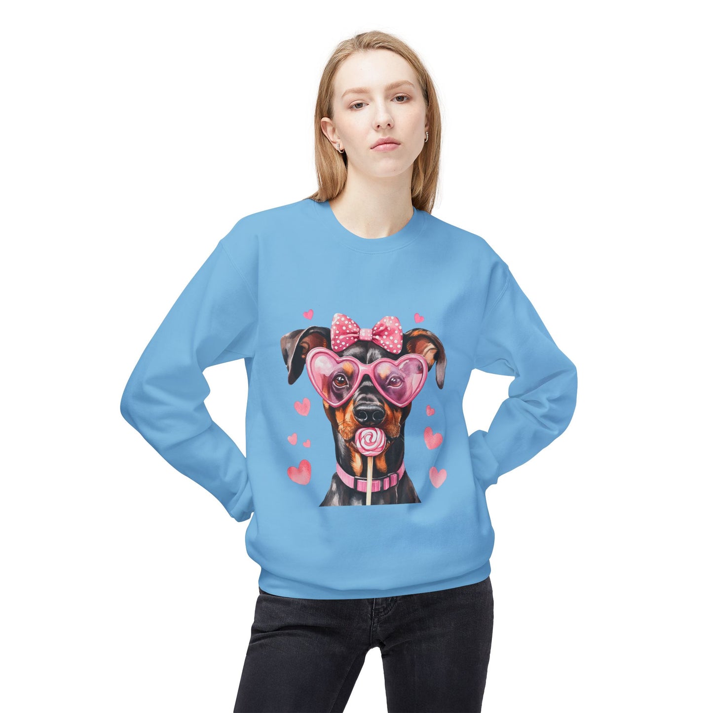Valentines Unisex Midweight Softstyle Fleece Crewneck Sweatshirt