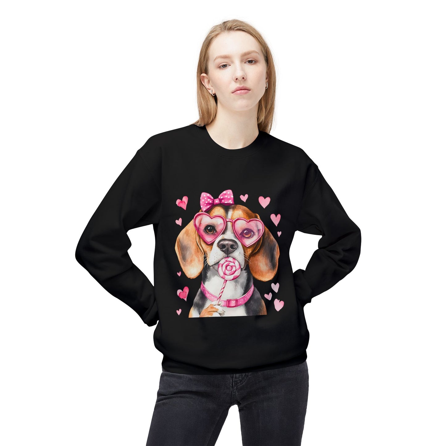 Valentines Unisex Midweight Softstyle Fleece Crewneck Sweatshirt