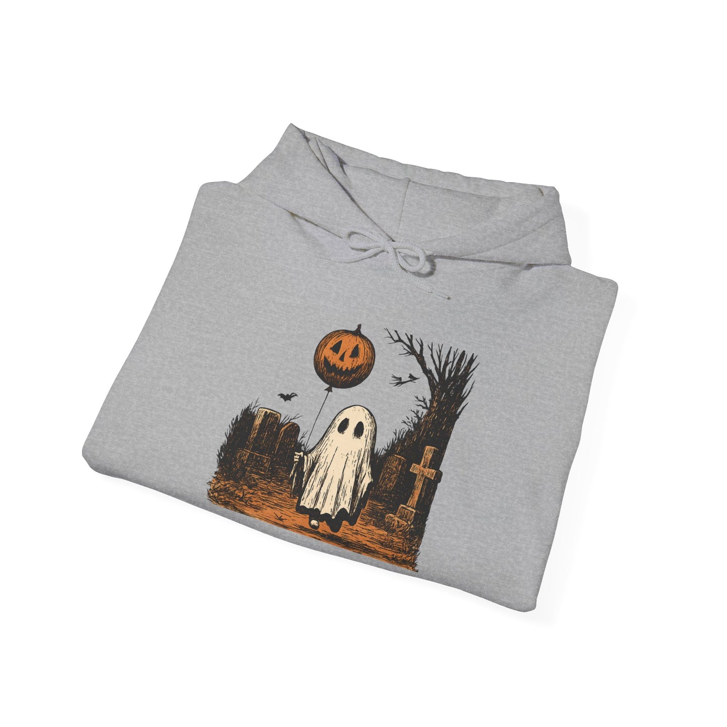 Halloween Ghost Hoodie, Cozy Unisex Hoodie, Spooky Season Apparel, Fall Fashion, Trick or Treat Gift