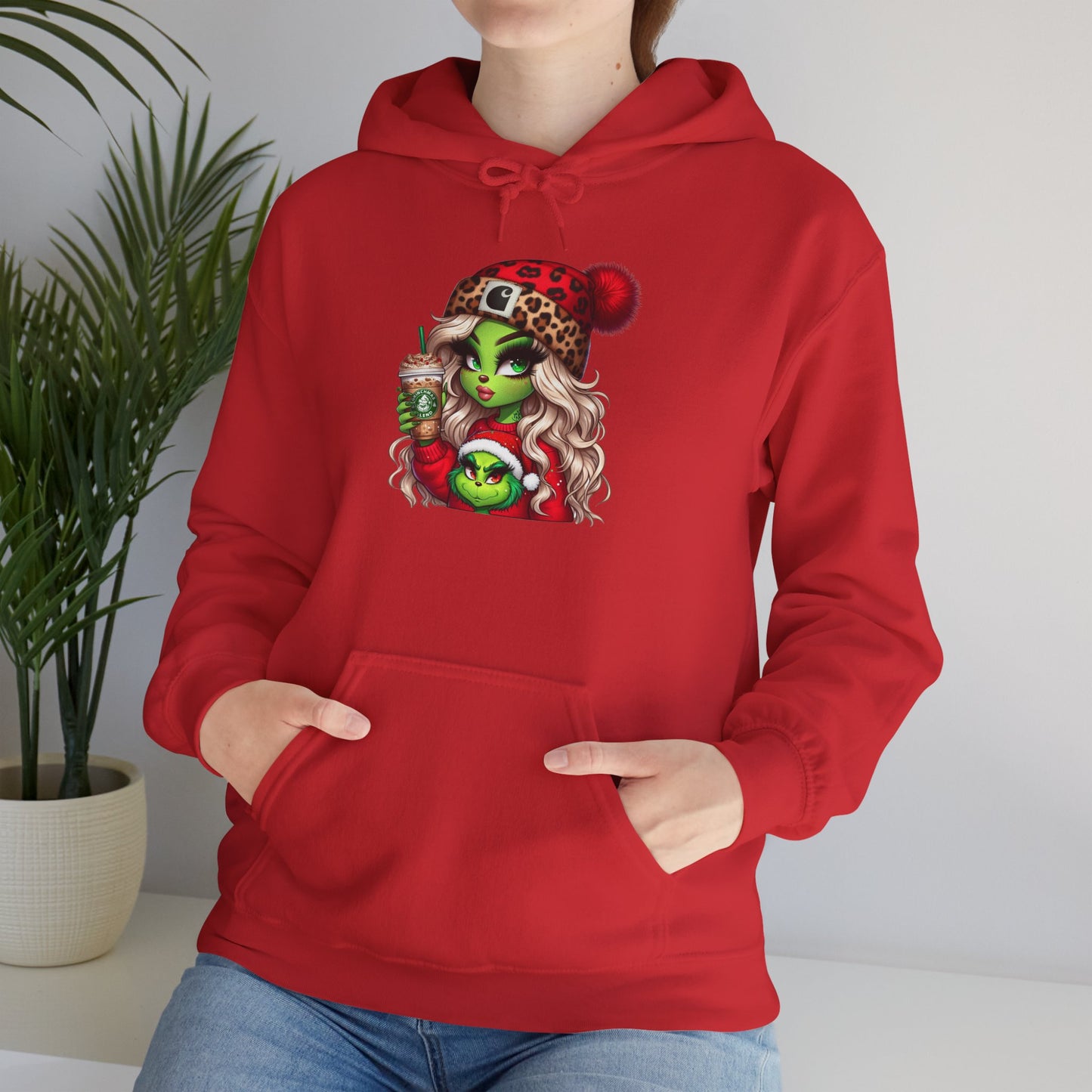 Festive Witch Hooded Hoodie | Cute Halloween Hoodie, Cozy Women’s Hoodie, Gift for Witch Lovers, Holiday Apparel