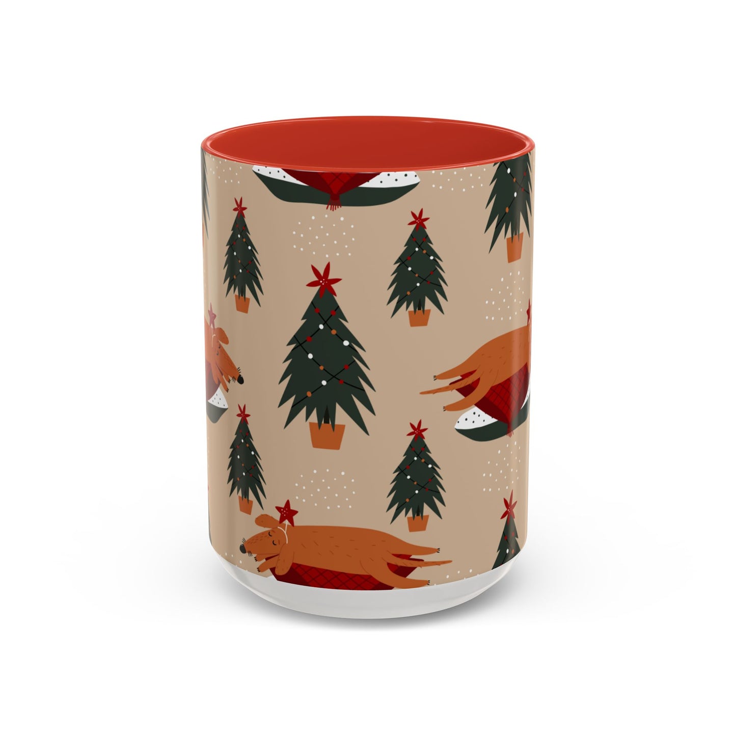Christmas Accent Coffee Mug (11, 15oz)