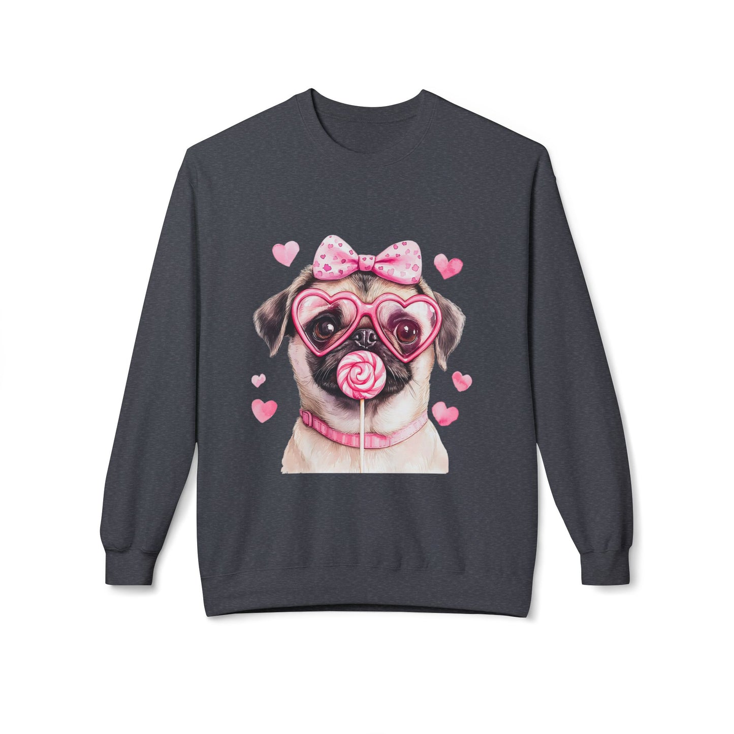 Valentines Unisex Midweight Softstyle Fleece Crewneck Sweatshirt