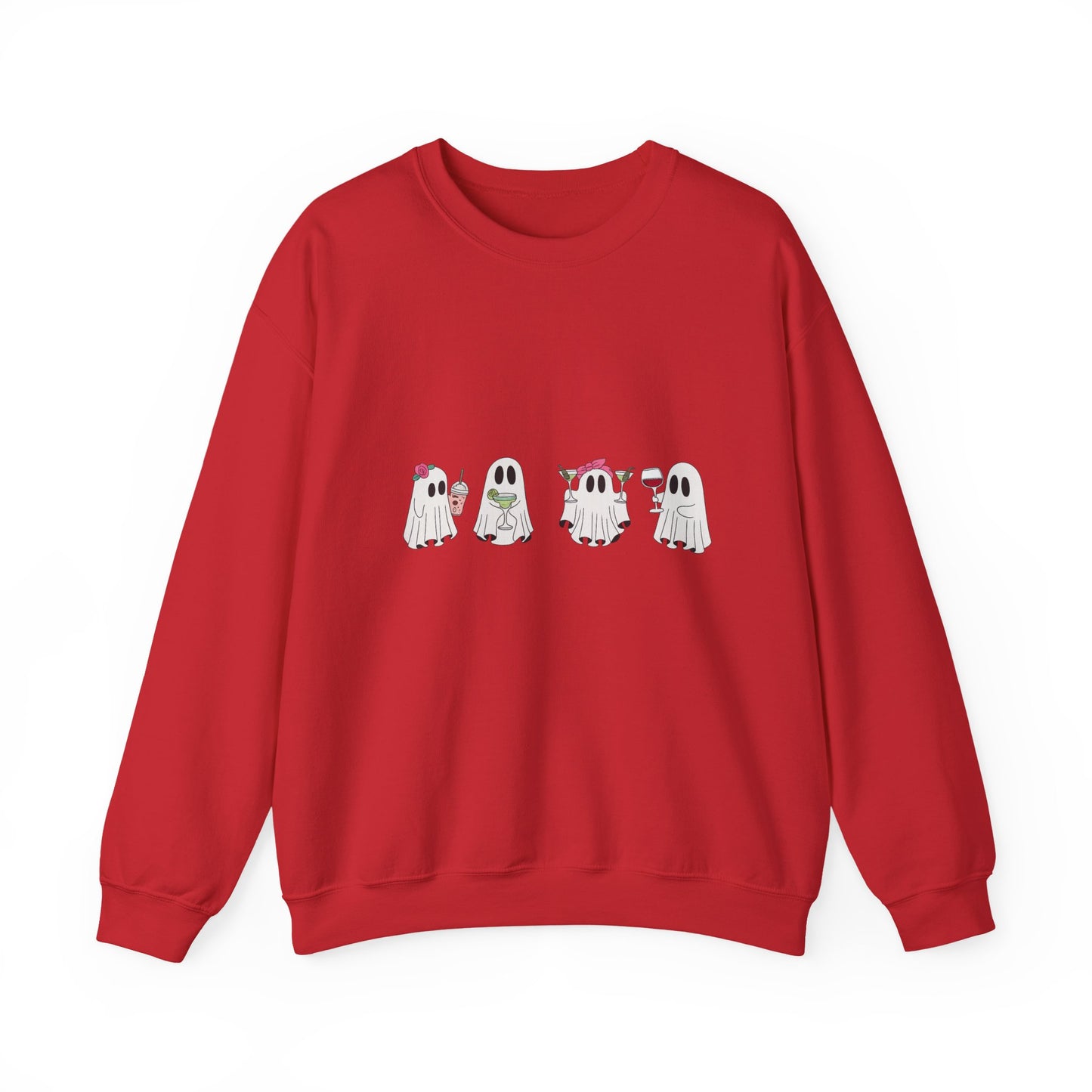 Ghostly Fun Unisex Sweatshirt - Cozy Halloween Apparel, Fall Fashion, Spooky Season Style, Gift for Ghost Lovers, Casual Comfort