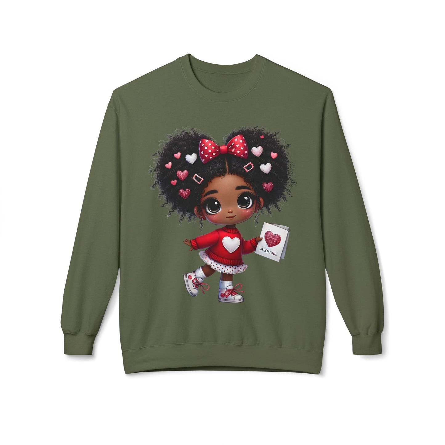 Valentines Unisex Midweight Softstyle Fleece Crewneck Sweatshirt