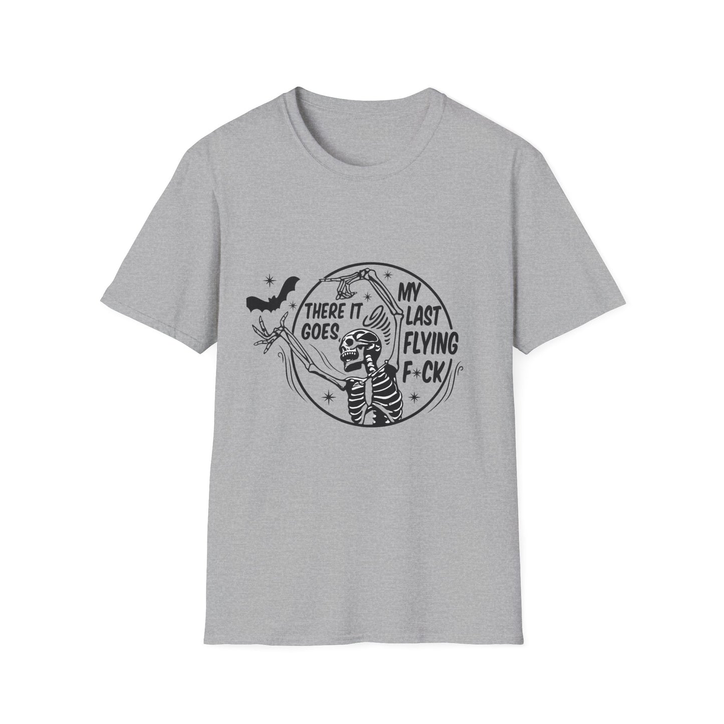Funny Graphic Tee, There It Goes My Last Flying F*ck Shirt, Casual Wear, Gift for Friends, Relaxed Style, Humor Apparel