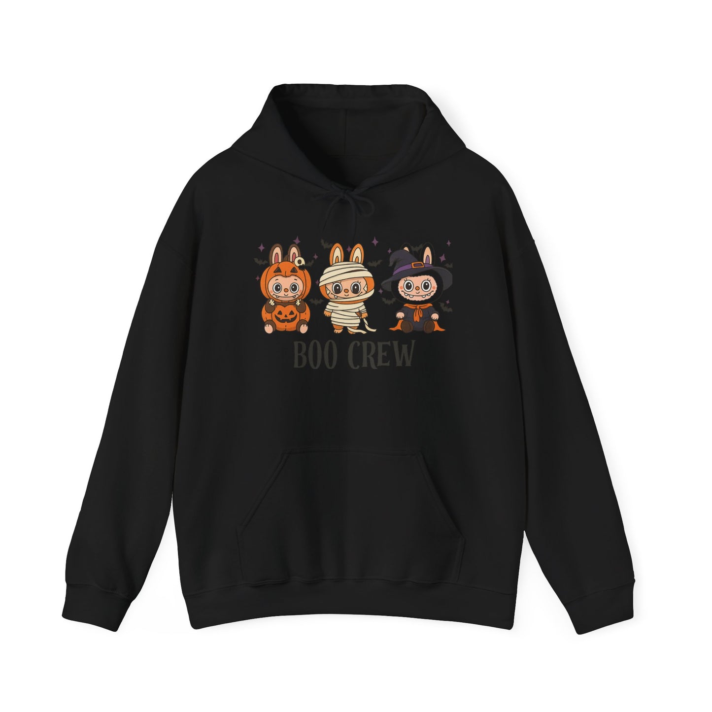 Boo Crew Halloween Unisex Hoodie, Cute Monster Costume, Spooky Vibes, Fall Fashion