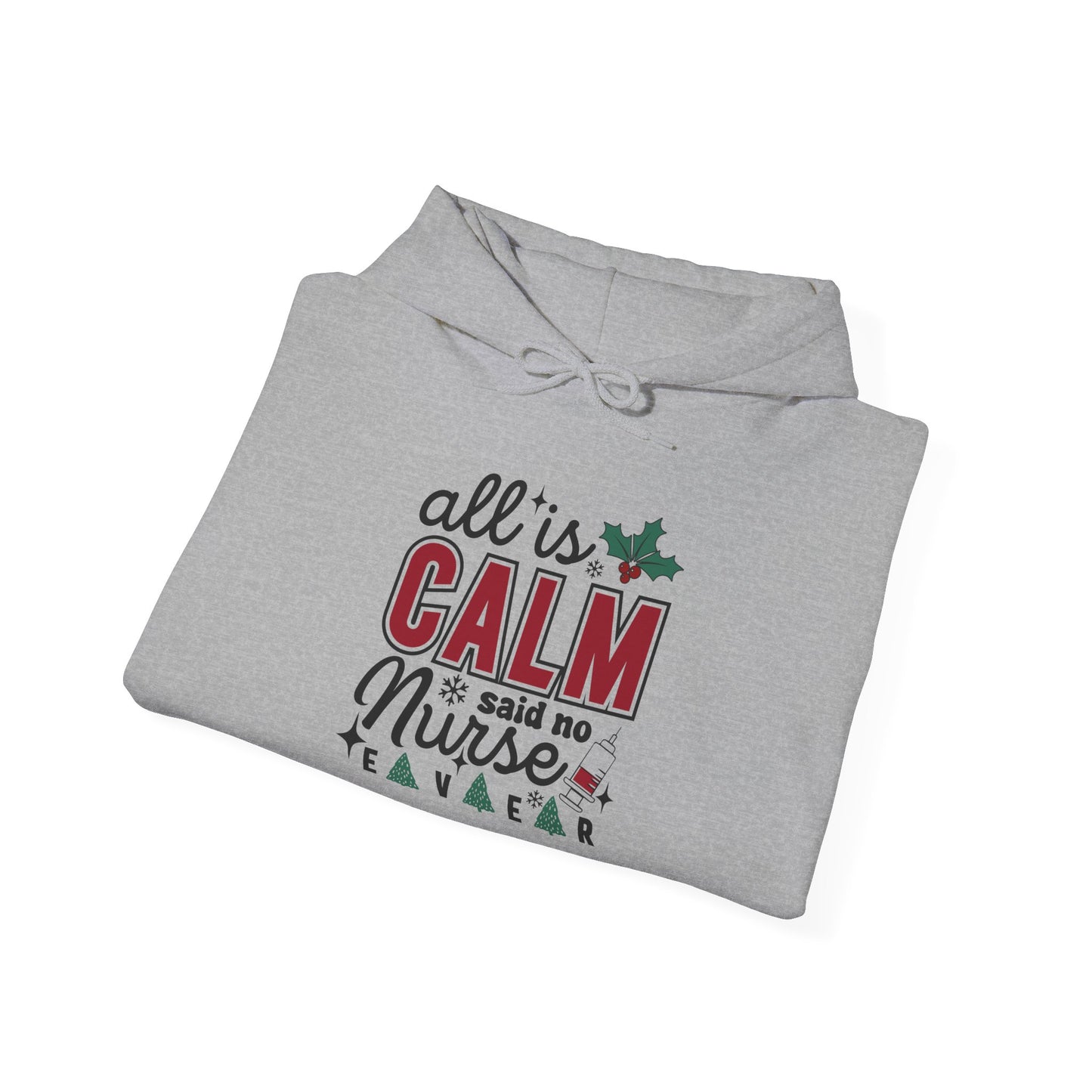 Festive Nurse Hooded Hoodie - Cozy Holiday Gift for Nurses - Christmas Apparel, Cute Hoodie, Nurse Life Hoodie, Xmas Gift Idea