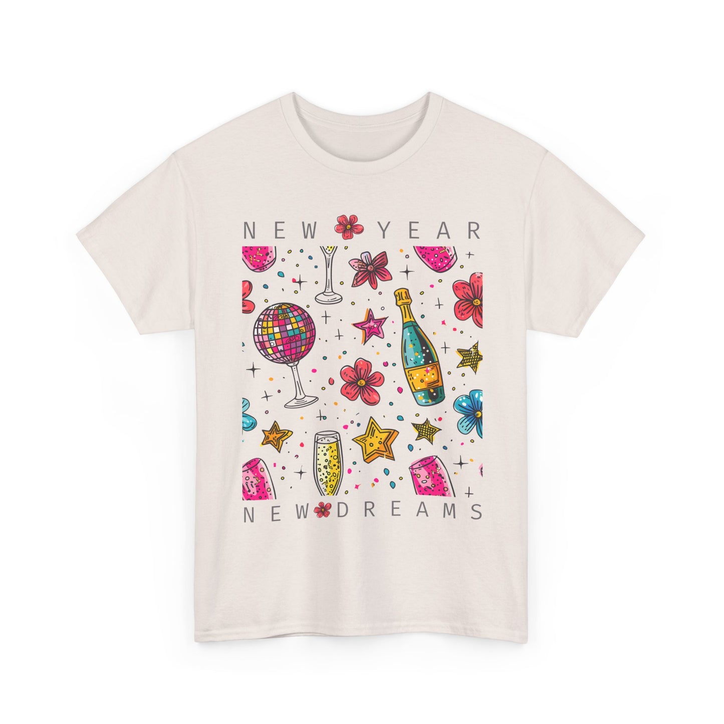 New Year Unisex Heavy Cotton Tee