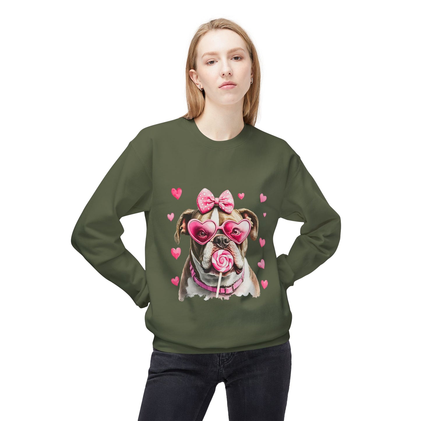 Valentines Unisex Midweight Softstyle Fleece Crewneck Sweatshirt