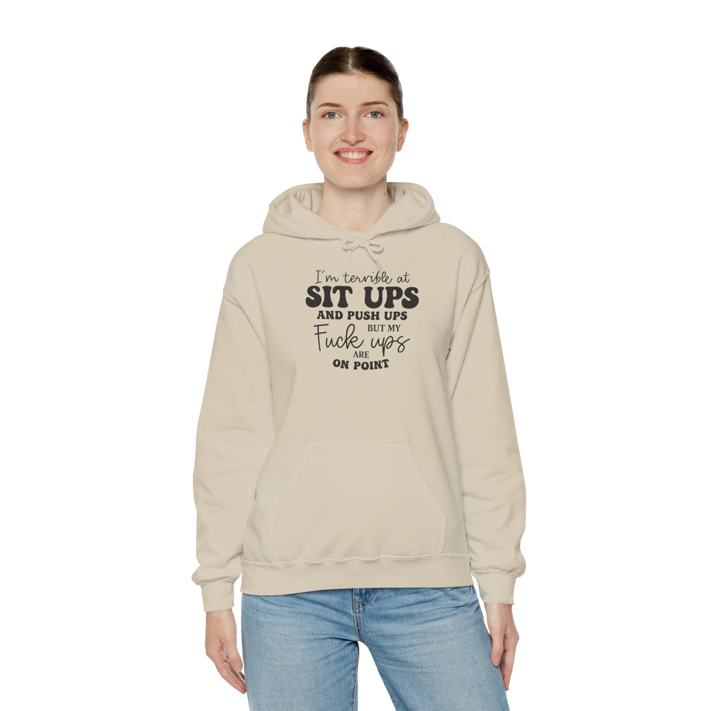 Funny Fitness Sweatshirt, Unisex Hoodie, Workout Gift, Humor Hoodie, Gym Apparel, Casual Wear
