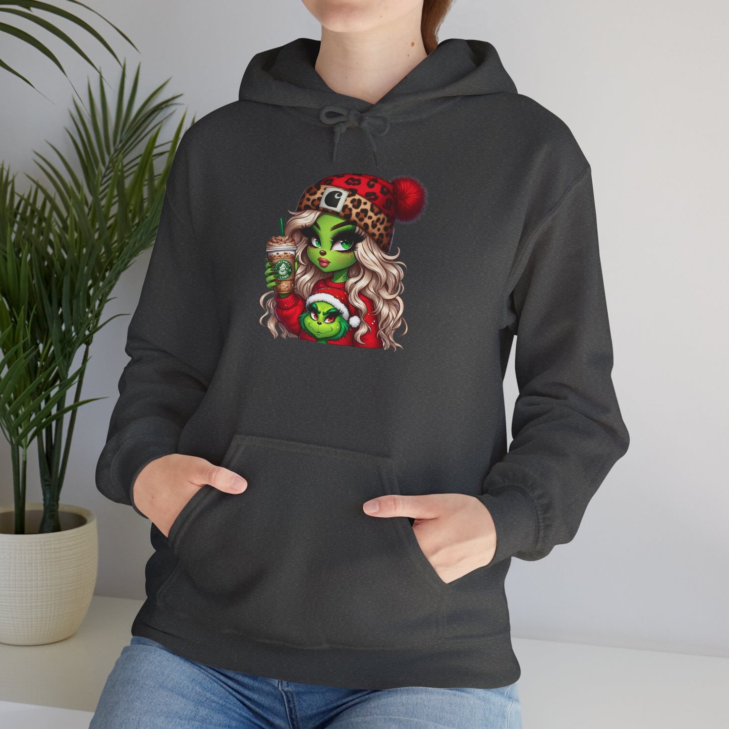 Festive Witch Hooded Hoodie | Cute Halloween Hoodie, Cozy Women’s Hoodie, Gift for Witch Lovers, Holiday Apparel