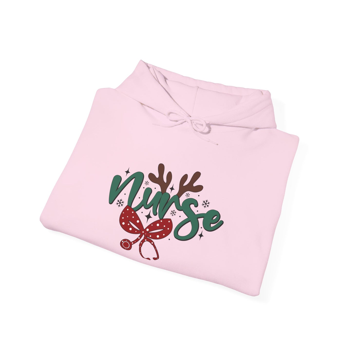 Festive Nurse Hoodie | Holiday Sweatshirt, Christmas Gift for Nurses, Cozy Winter Wear, Fun Nursing Apparel