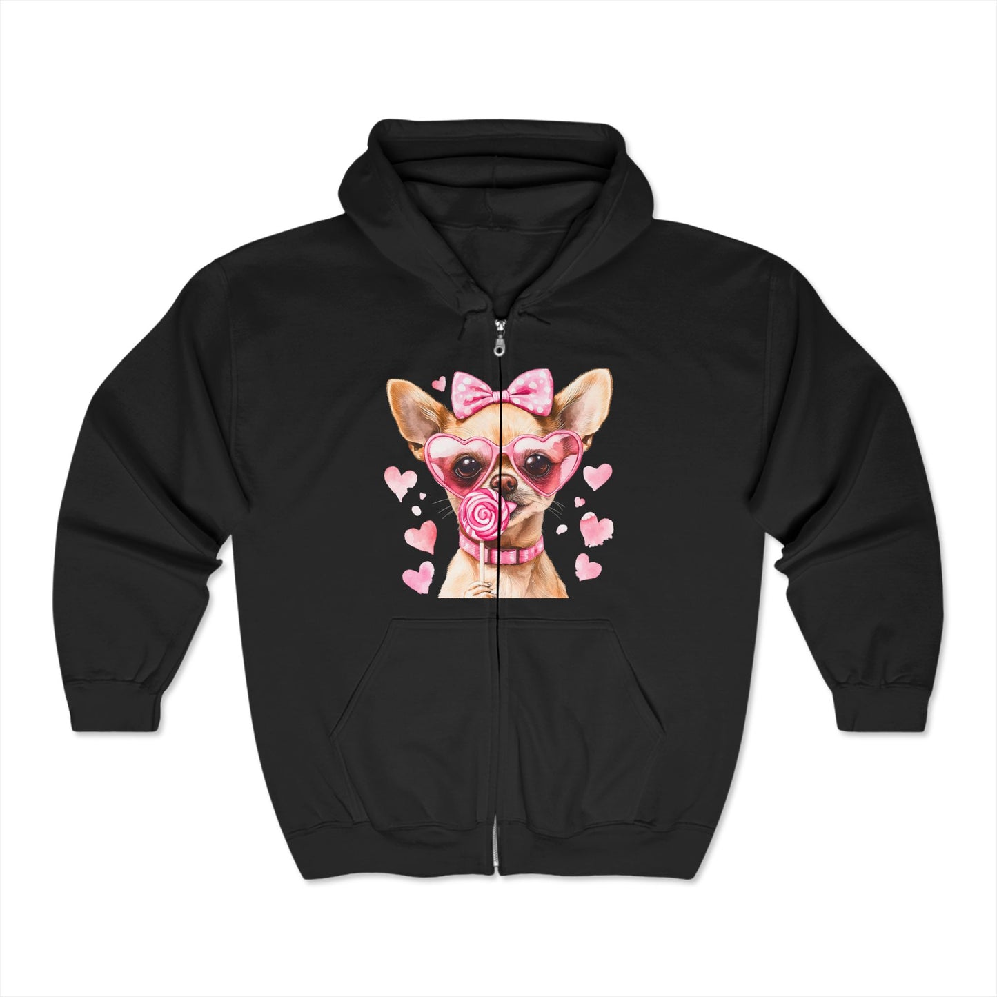 Valentines Unisex Heavy Blend™ Full Zip Hooded Sweatshirt