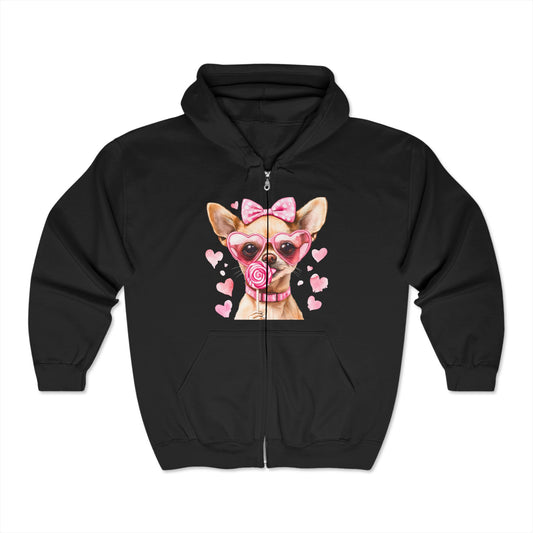 Valentines Unisex Heavy Blend™ Full Zip Hooded Sweatshirt