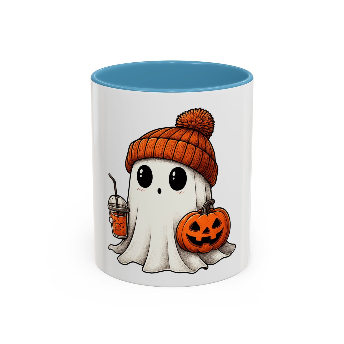 Halloween Ghost Coffee Mug, Funny Mug for Spooky Season, Pumpkin Mug, Gift for Ghost Lovers, Cute Halloween Decor