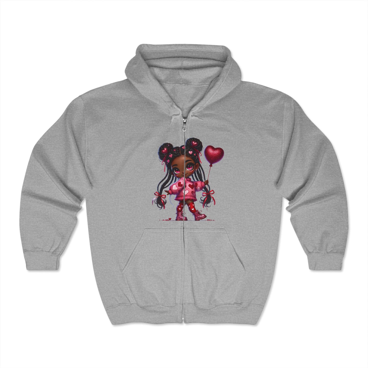 Valentines Unisex Heavy Blend™ Full Zip Hooded Sweatshirt