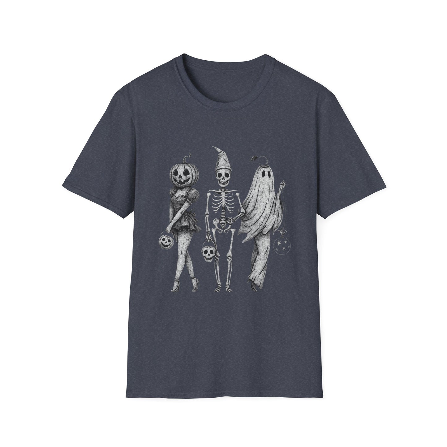 Halloween Graphic Tee, Unisex Softstyle T-Shirt, Spooky Season Shirt, Fall Fashion, Halloween Costume Top