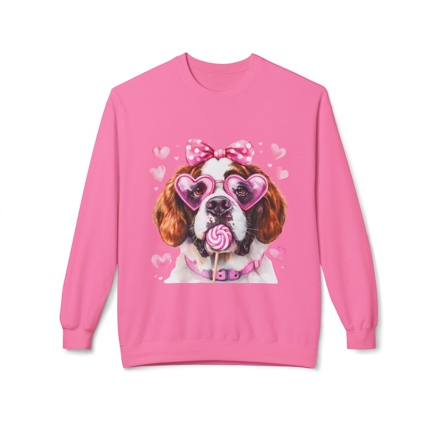 Valentines Unisex Midweight Softstyle Fleece Crewneck Sweatshirt