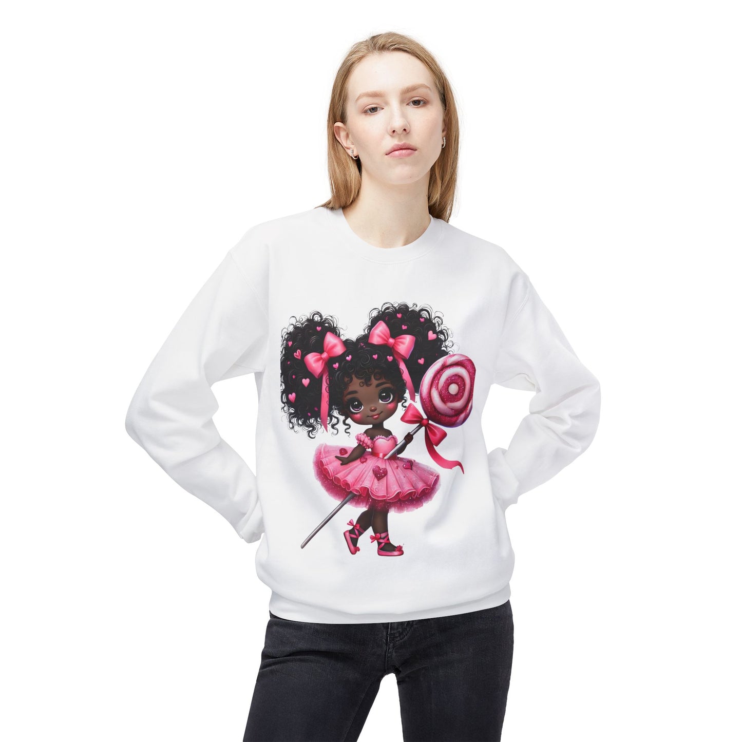 Valentines Unisex Midweight Softstyle Fleece Crewneck Sweatshirt