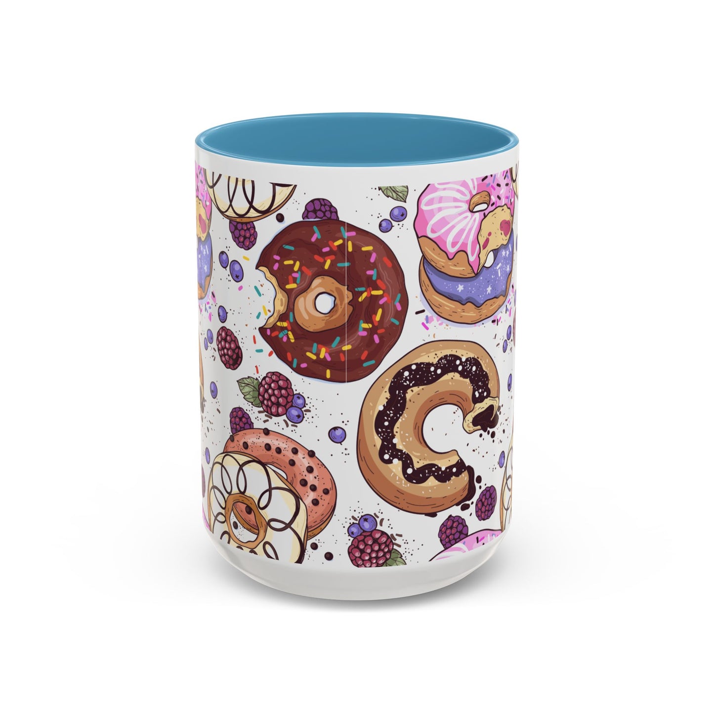 Doughnut Accent Coffee Mug (11, 15oz)