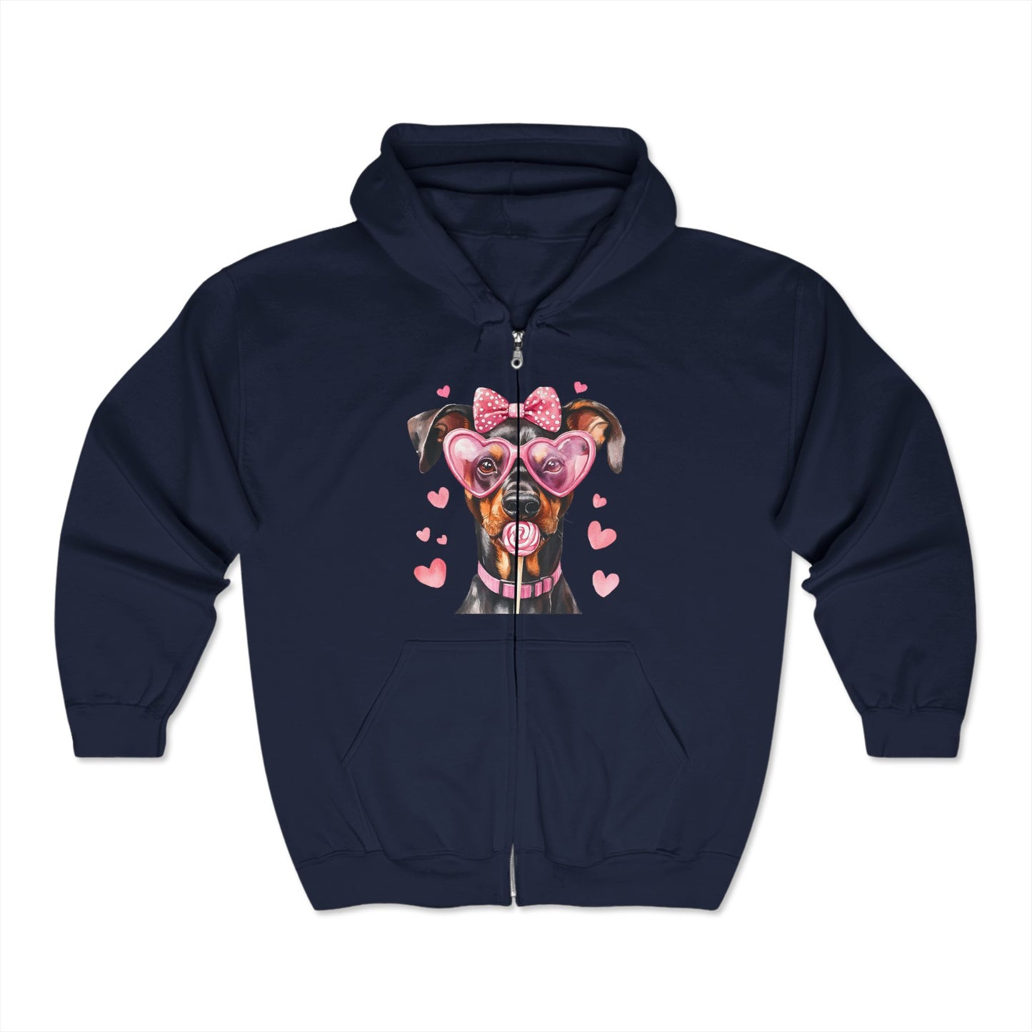 Valentines Unisex Heavy Blend™ Full Zip Hooded Sweatshirt