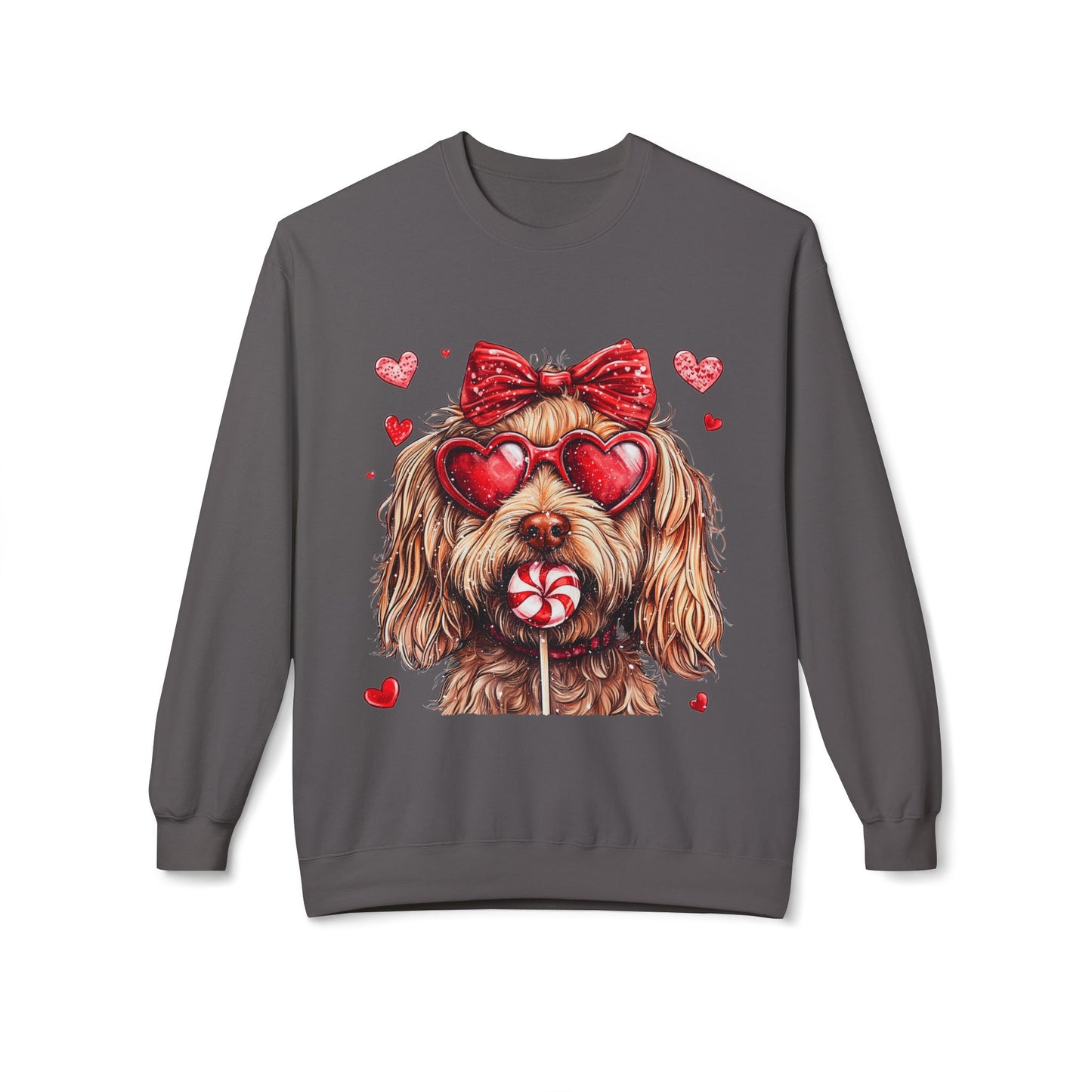 Valentines Unisex Midweight Softstyle Fleece Crewneck Sweatshirt