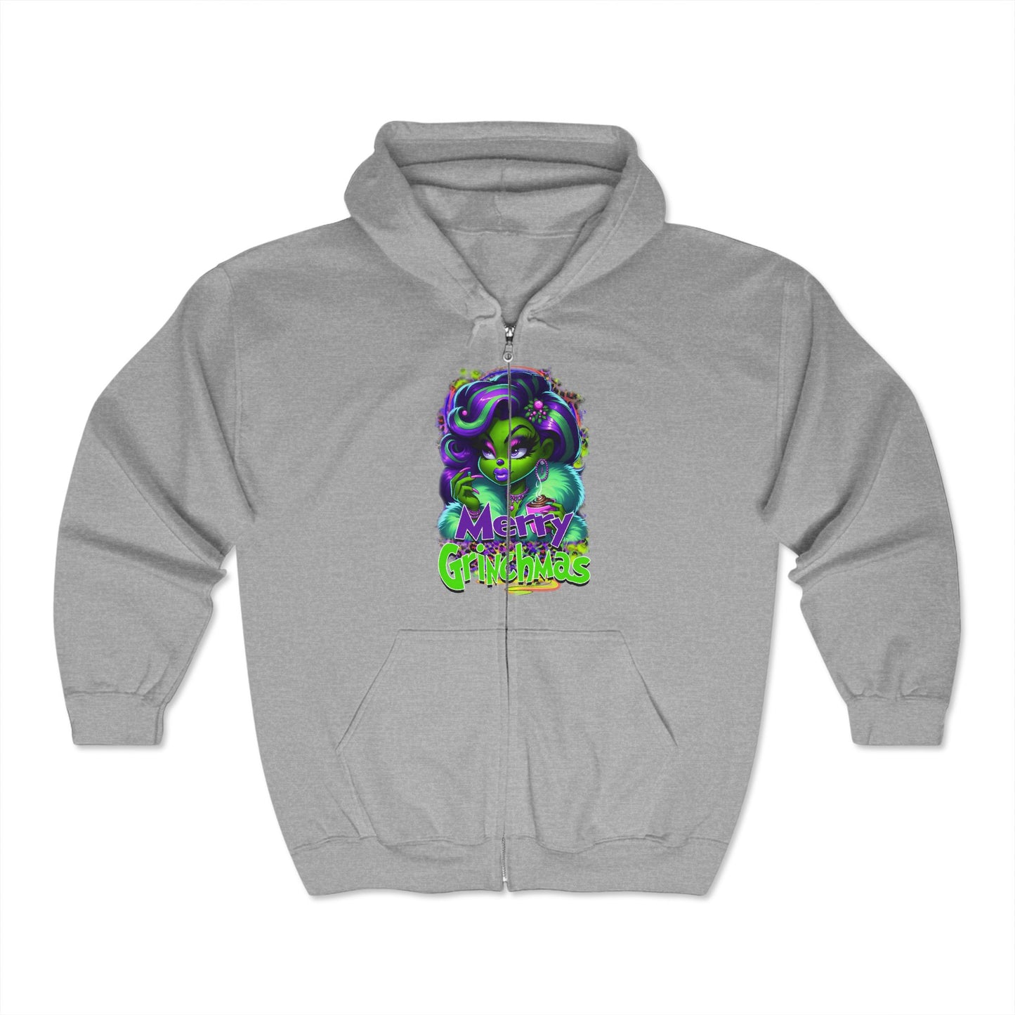 Christmas Unisex Heavy Blend™ Full Zip Hooded Sweatshirt