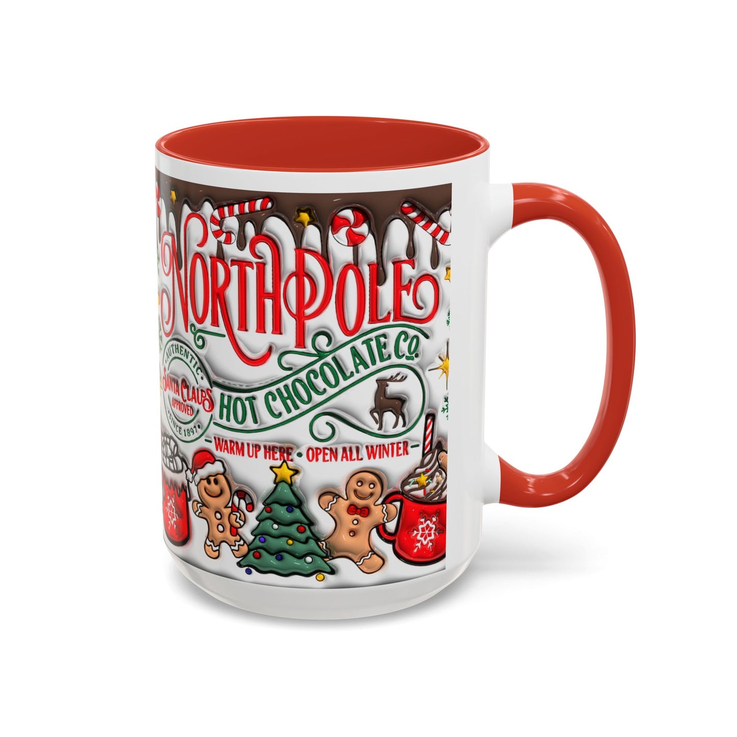 Christmas Accent Coffee Mug (11, 15oz)