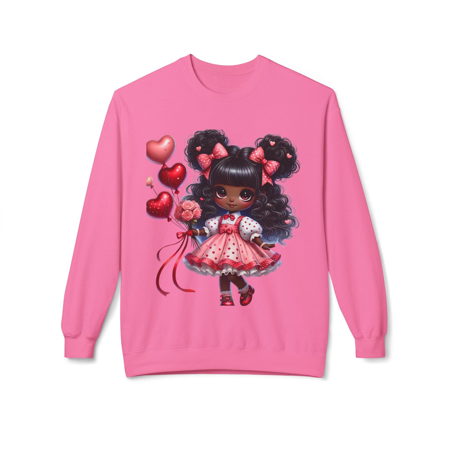 Valentines Unisex Midweight Softstyle Fleece Crewneck Sweatshirt