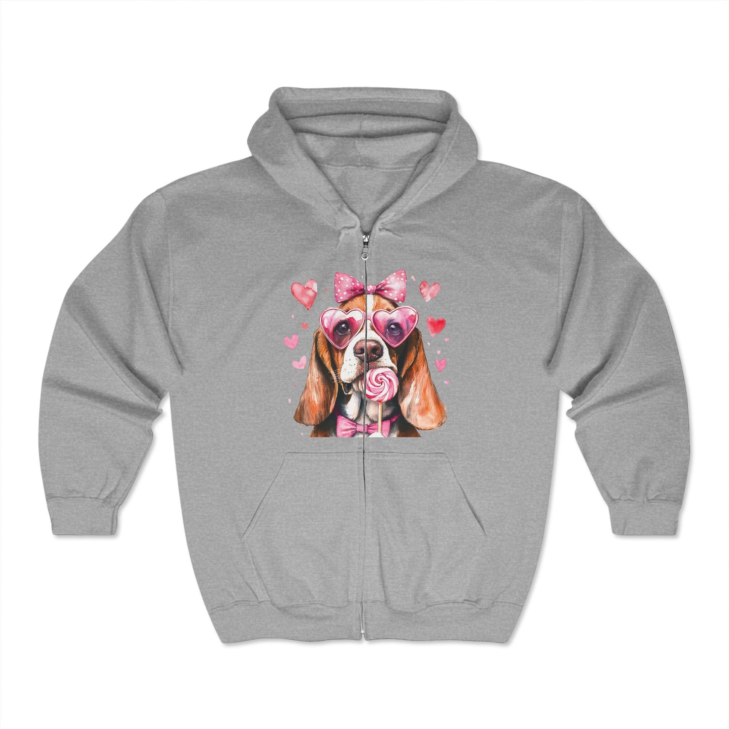 Valentines Unisex Heavy Blend™ Full Zip Hoodies