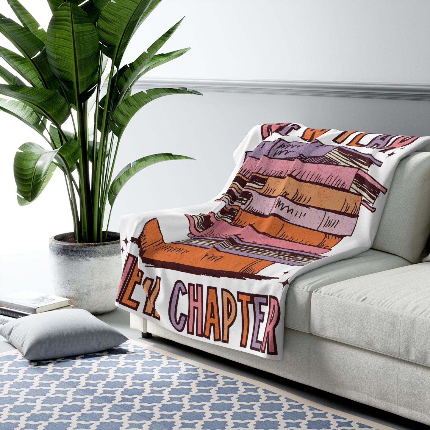 New Year Sherpa Fleece Blanket