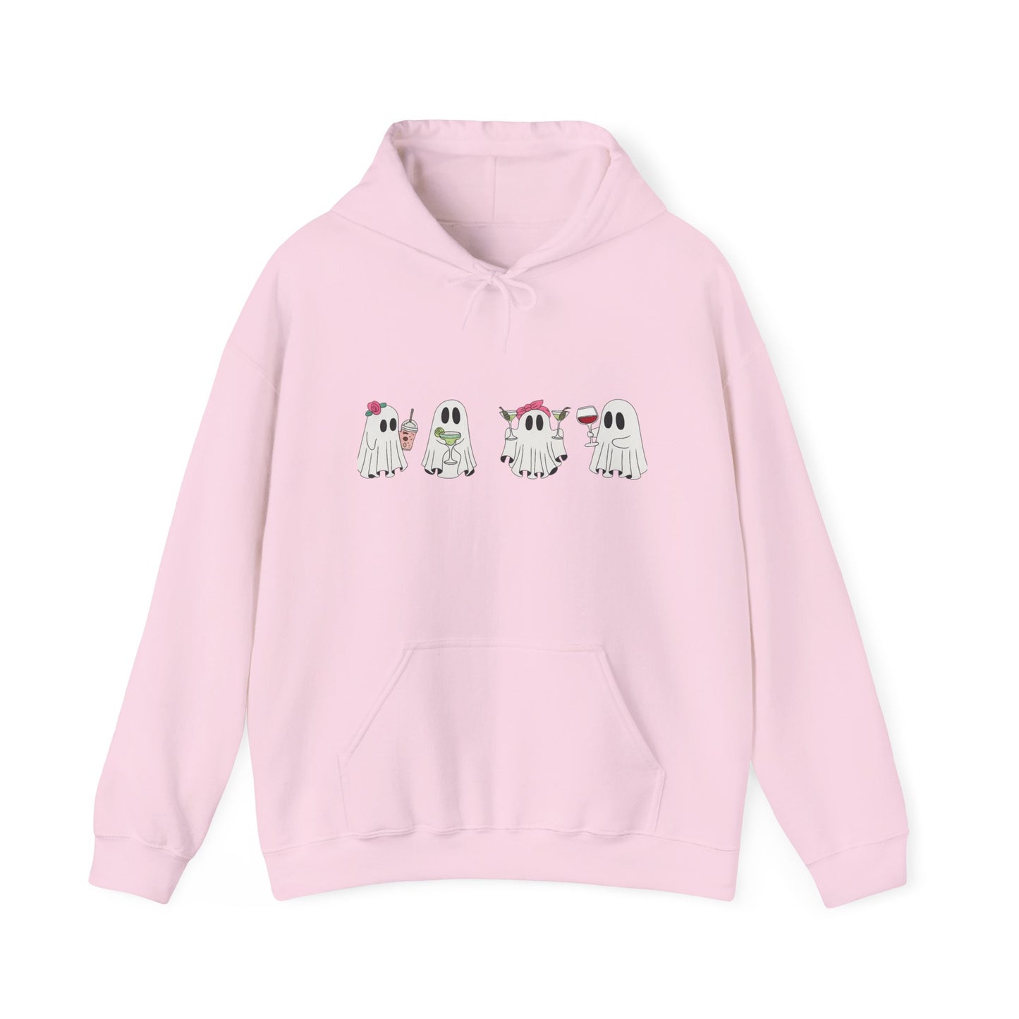Cute Ghosts Unisex Hoodie - Cozy Halloween Hoodie, Fall Apparel, Gift for Ghost Lovers, Casual Wear, Spooky Season