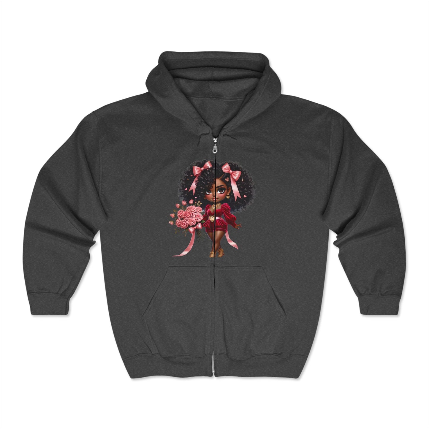 Valentines Unisex Heavy Blend™ Full Zip Hooded Sweatshirt