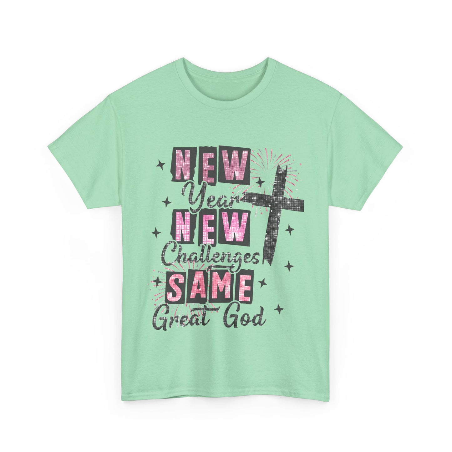 New Year Unisex Heavy Cotton Tee