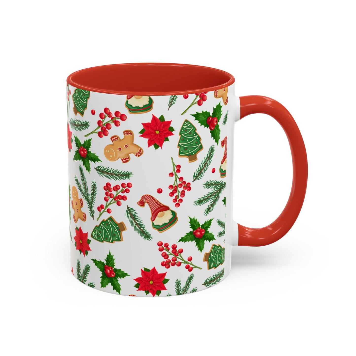 Christmas Accent Coffee Mug (11, 15oz)