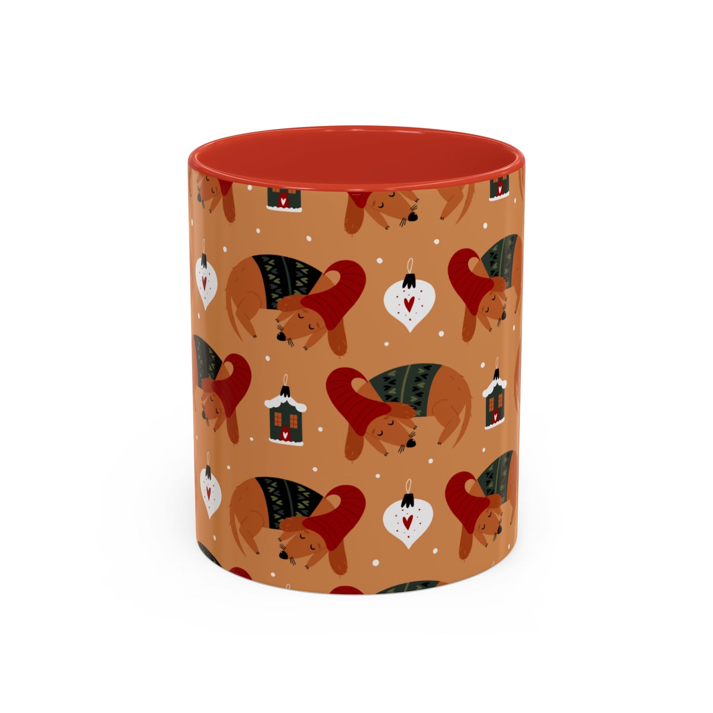 Christmas Accent Coffee Mug (11, 15oz)