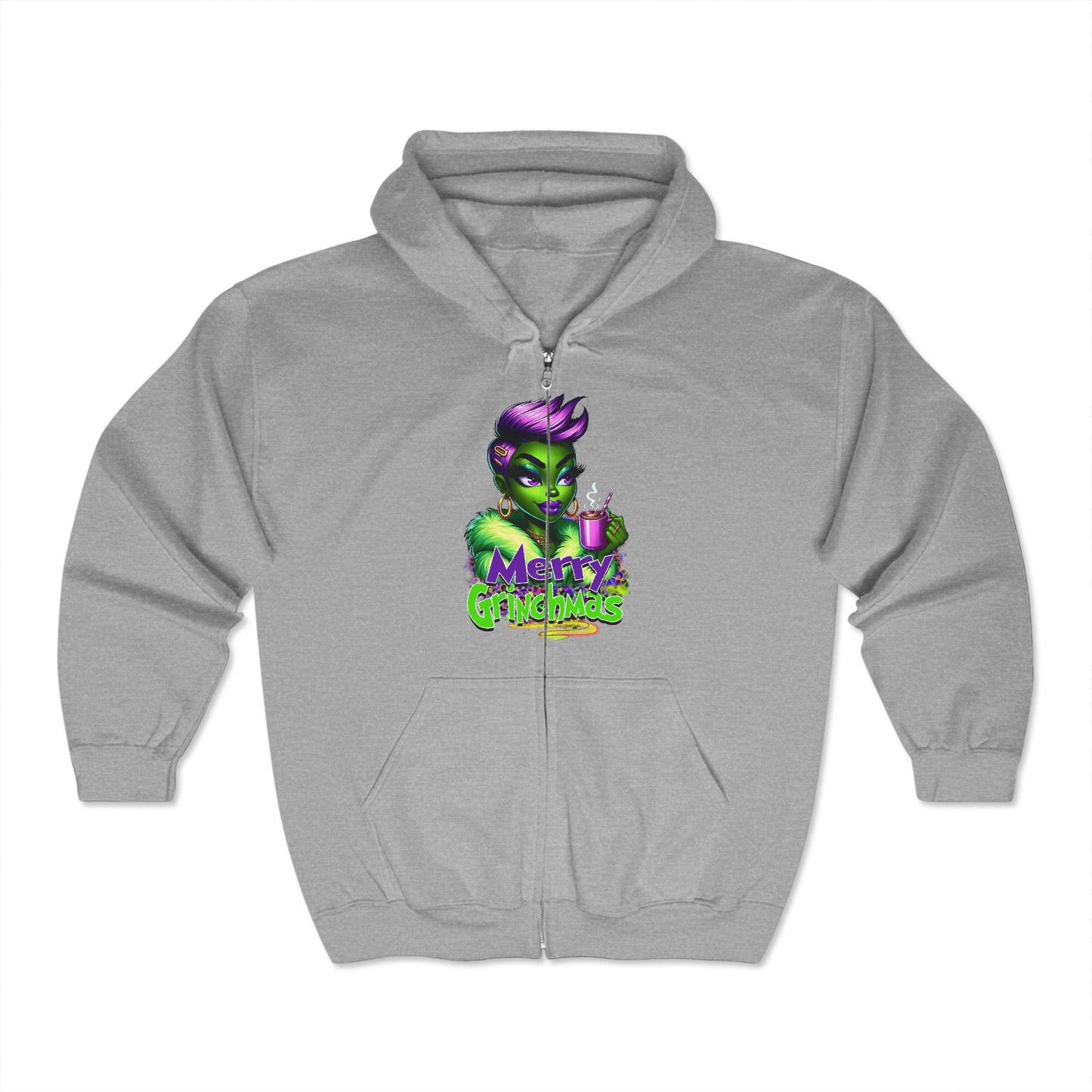 Christmas Unisex Heavy Blend™ Full Zip Hooded Sweatshirt