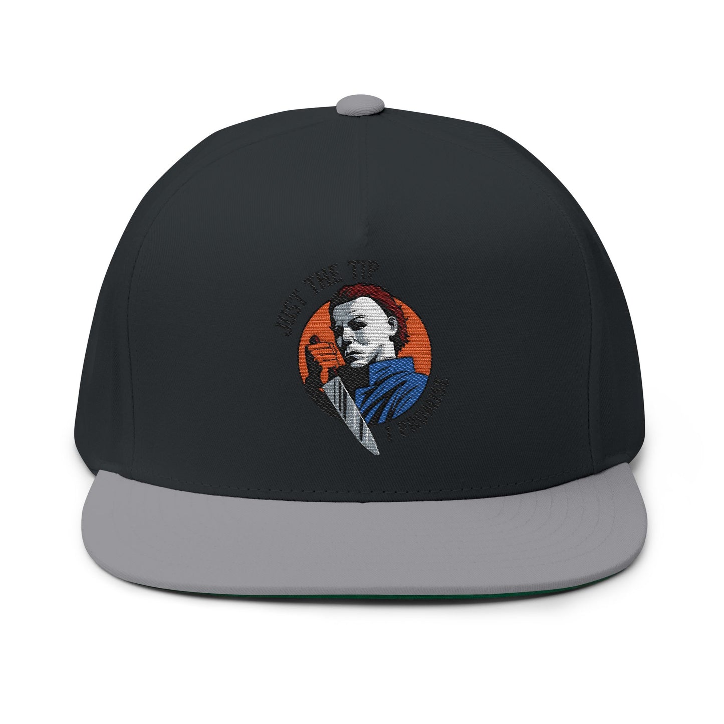 Embroidered Flat Bill Cap - Just the Tip I Promise, Fashion Hat, Dad Hat, Cool Headwear, Gift for Him, Funny Cap
