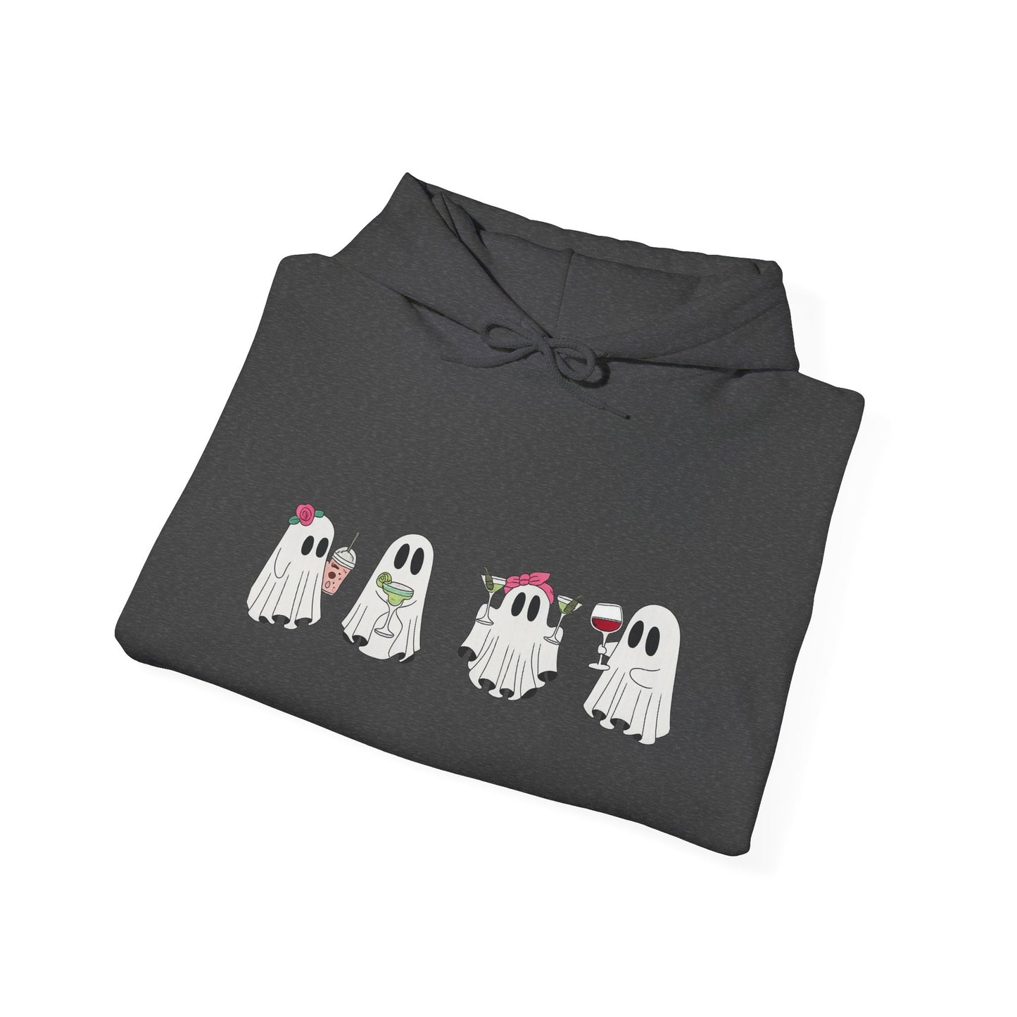 Cute Ghosts Unisex Hoodie - Cozy Halloween Hoodie, Fall Apparel, Gift for Ghost Lovers, Casual Wear, Spooky Season