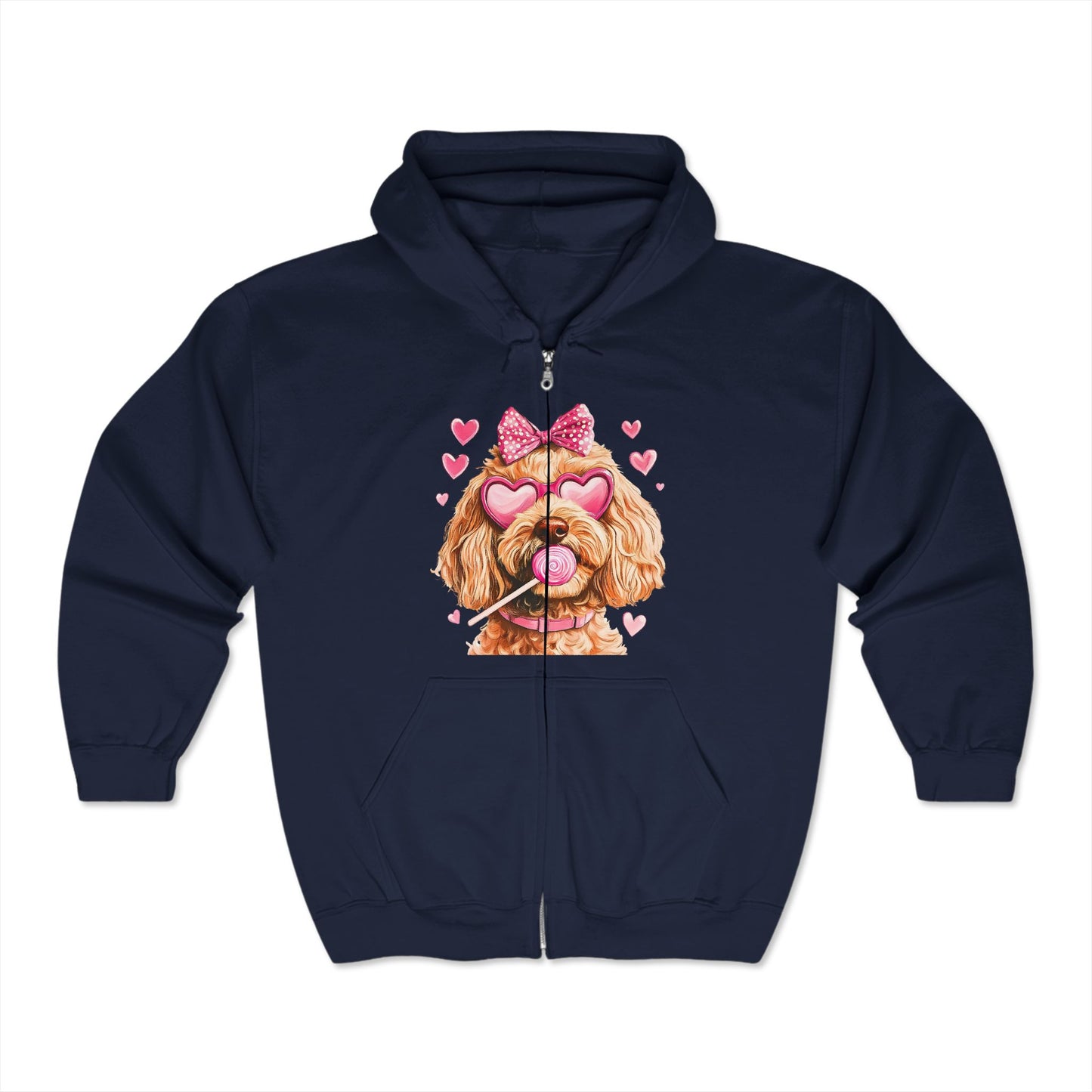 Valentines Unisex Heavy Blend™ Full Zip Hooded Sweatshirt