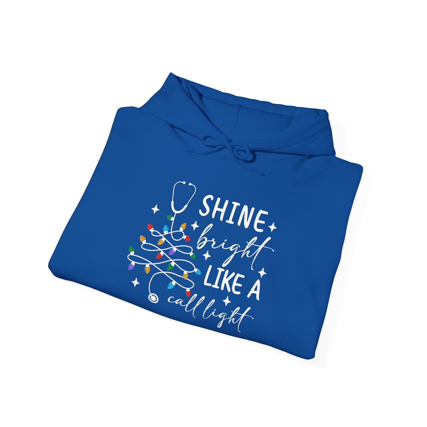 Christmas Light Hoodie, Cozy Holiday Hoodie, Winter Gift, Unisex Pullover for Festive Celebrations, Shine Bright Like a Christmas Bulb