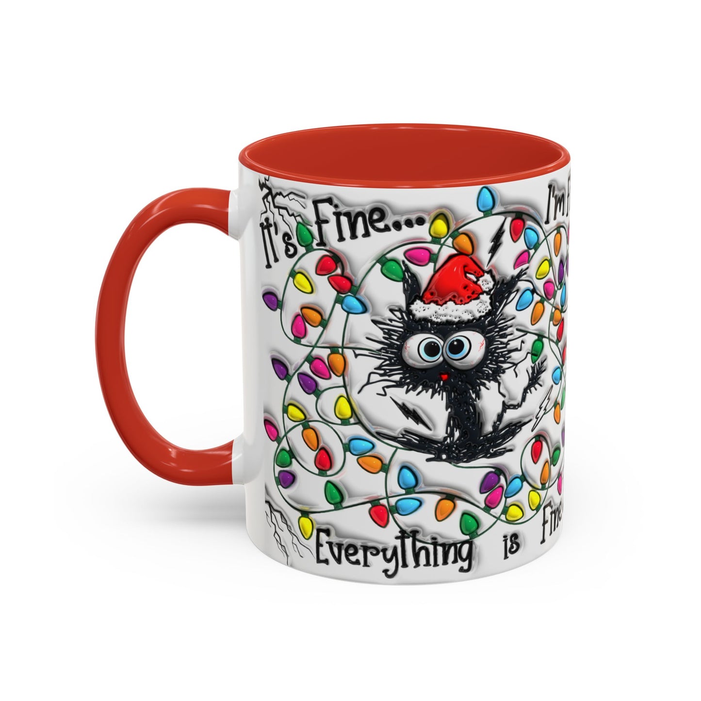 Christmas Accent Coffee Mug (11, 15oz)