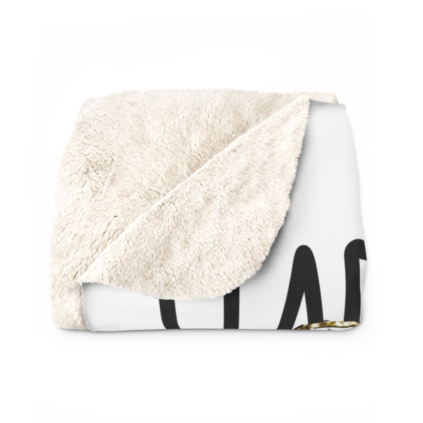 New Year Sherpa Fleece Blanket