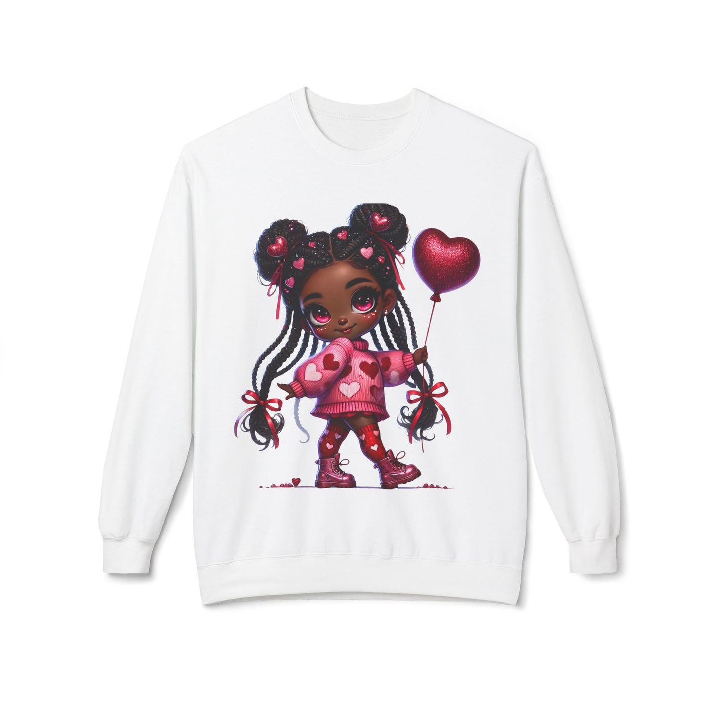 Valentines Unisex Midweight Softstyle Fleece Crewneck Sweatshirt