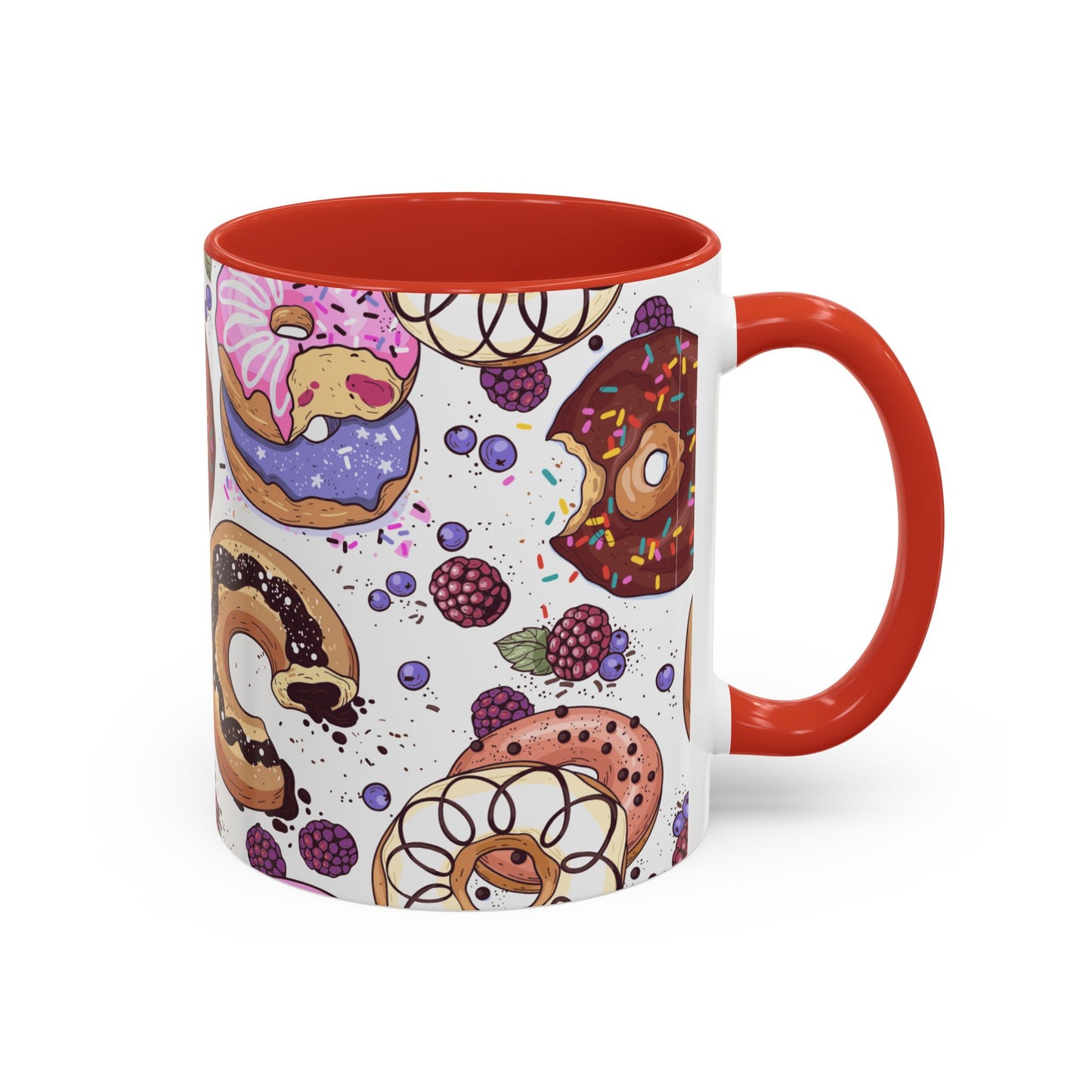 Doughnut Accent Coffee Mug (11, 15oz)