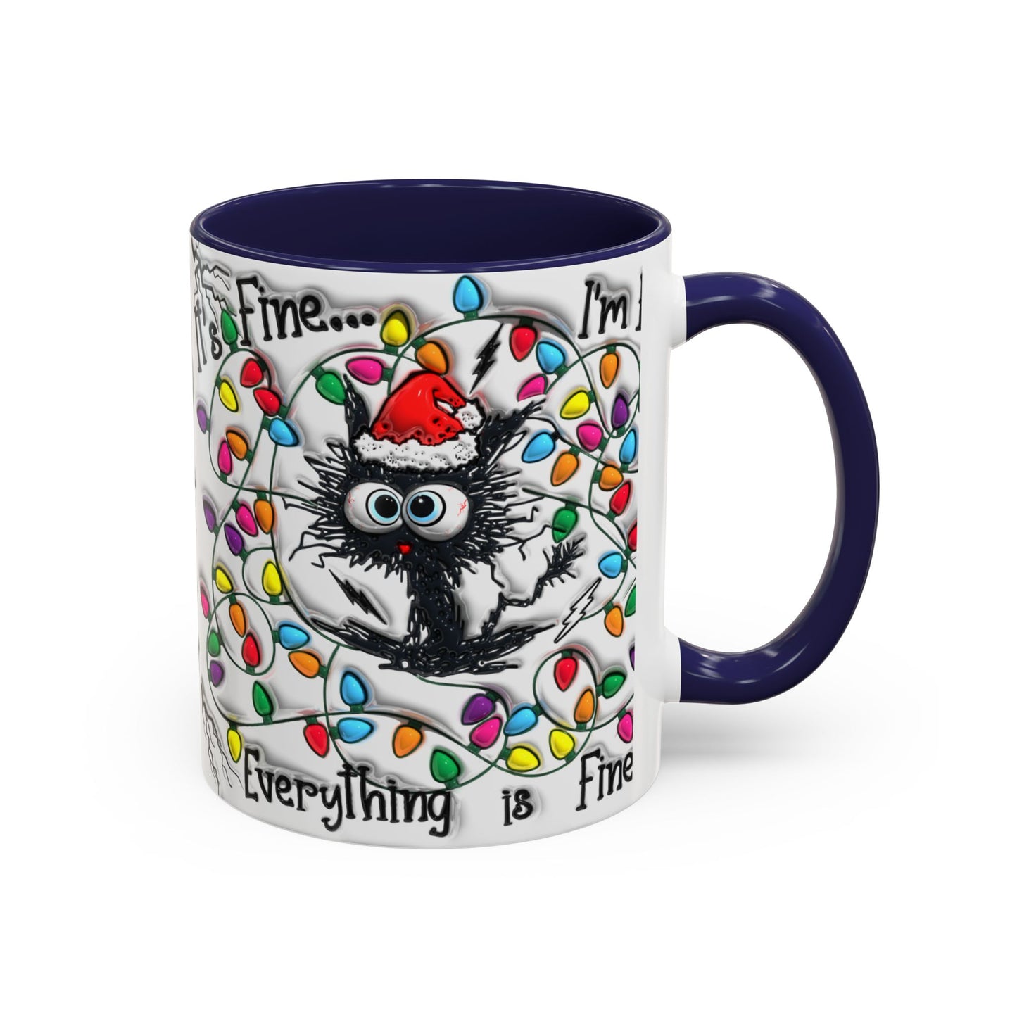 Christmas Accent Coffee Mug (11, 15oz)